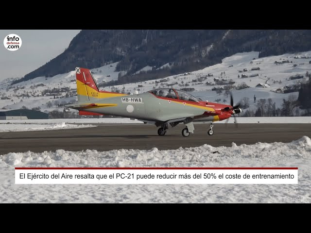 El Ejército del Aire resalta que el PC-21 puede reducir más del 50% el coste de entrenamiento