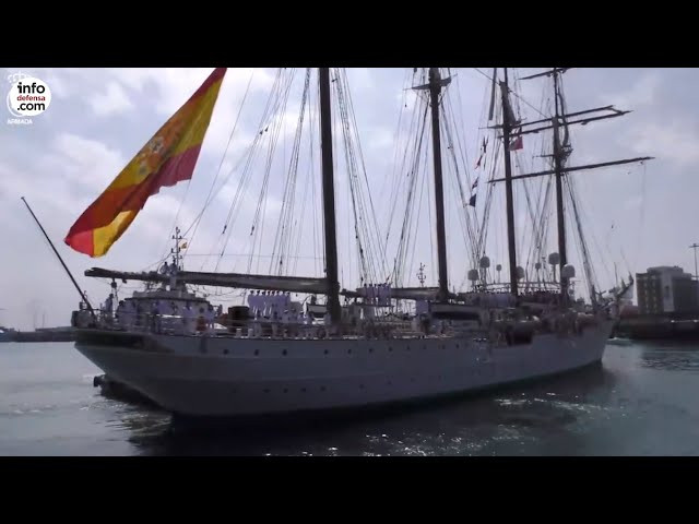 El buque Juan Sebastián de Elcano ya está en casa tras completar su 11ª vuelta al mundo
