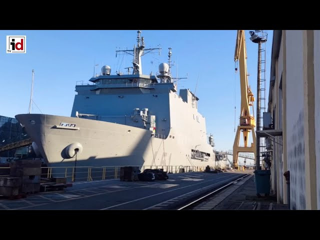Varada del buque de asalto anfibio L51 Galicia. Navantia mejora su sistema de propulsión| Entrevista