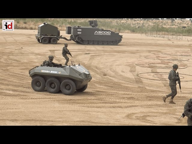 La Legión realizó una demostración con RPAS y UAV | Ascod, Alano, Themis