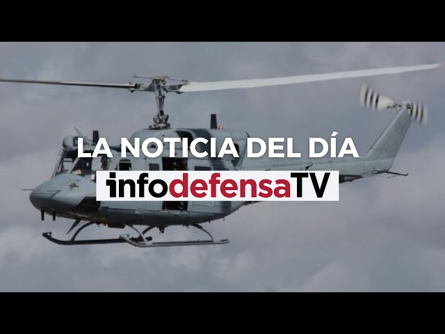 El helicóptero AB212 realiza el último vuelo desde un buque de la Armada española