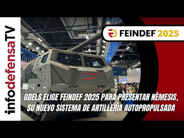 GDELS elige Feindef 2025 para presentar Némesis, su nuevo sistema de artillería autopropulsada
