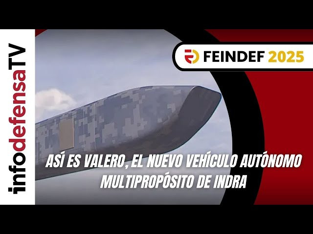Feindef 2025 | Así es Valero, el nuevo vehículo autónomo multipropósito de Indra