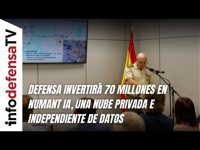Defensa invertirá 70 millones en Numant IA, una nube privada e independiente de datos