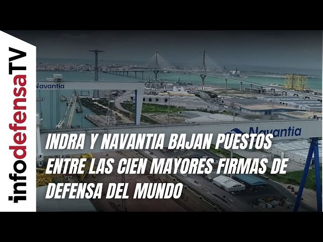 Indra y Navantia bajan puestos entre las cien mayores firmas de defensa del mundo