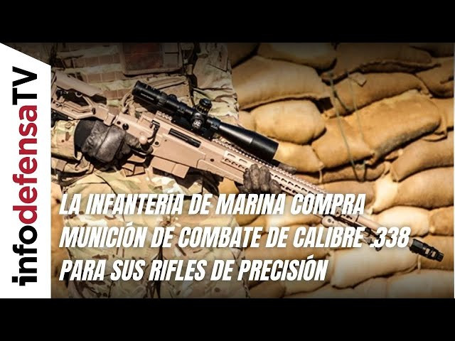 La Infantería de Marina compra munición de combate de calibre .338 para sus rifles de precisión