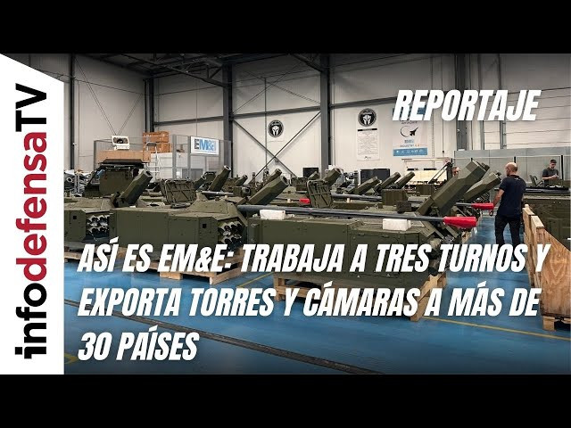Así es EM&E: trabaja a tres turnos y exporta torres y cámaras a más de 30 países