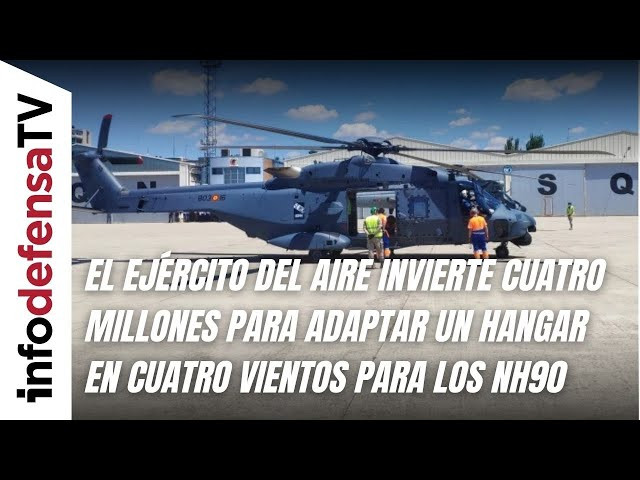 El Ejército del Aire invierte cuatro millones para adaptar un hangar en Cuatro Vientos para los NH90