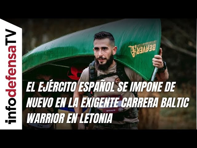 El Ejército español se impone de nuevo en la exigente carrera Baltic Warrior en Letonia