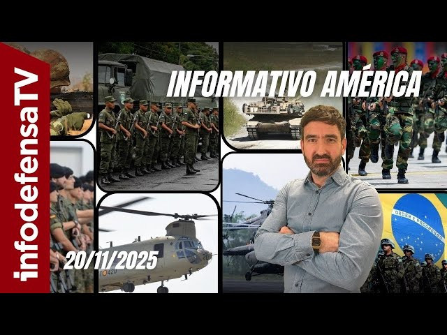 Informativo América | Colombia firma la compra de 17 Gripen y el portaviones G. Ford llega al Caribe