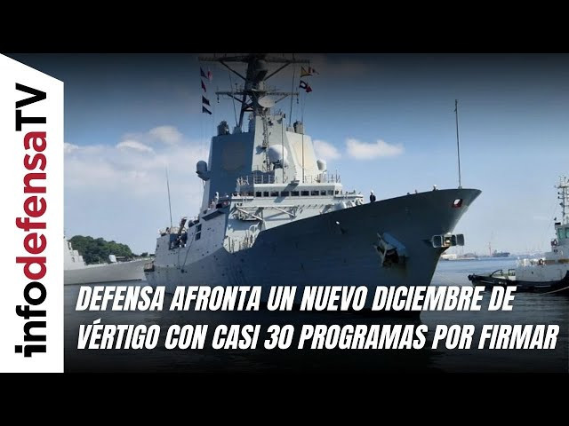 Defensa afronta un nuevo diciembre de vértigo con casi 30 programas por firmar