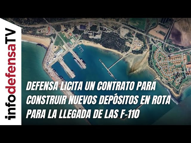 Defensa licita un contrato para construir nuevos depósitos en Rota para la llegada de las F-110
