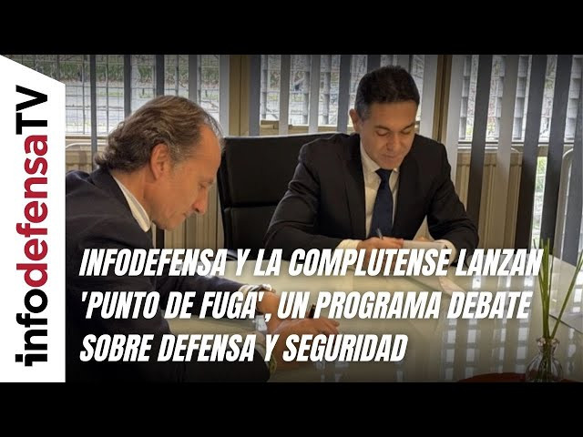 Infodefensa y la Complutense lanzan 'Punto de fuga', un programa debate sobre defensa y seguridad
