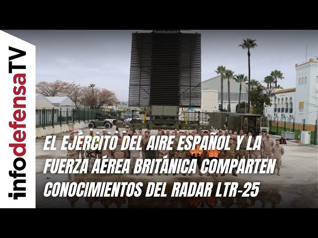 El Ejército del Aire español y la Fuerza Aérea británica comparten conocimientos del radar LTR-25