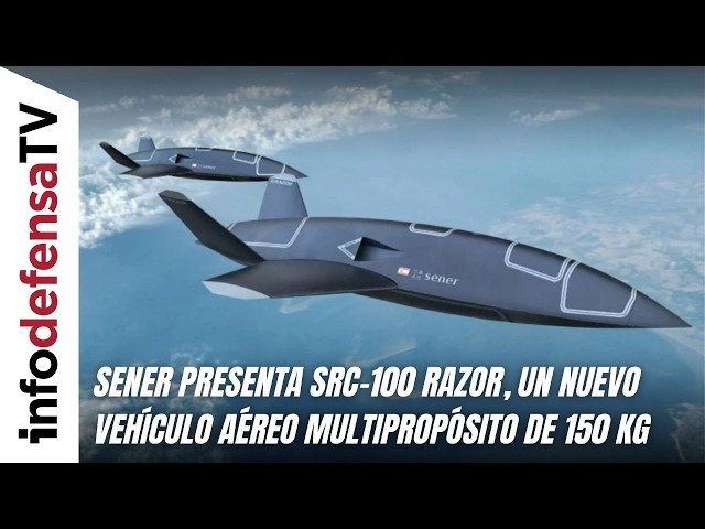 Sener presenta SRC-100 Razor, un nuevo vehículo aéreo multipropósito de 150 kg