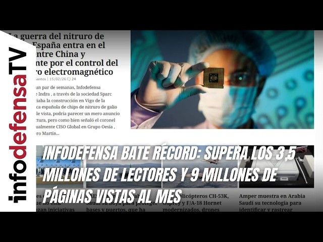 Infodefensa bate récord: supera los 3,5 millones de lectores y 9 millones de páginas vistas al mes