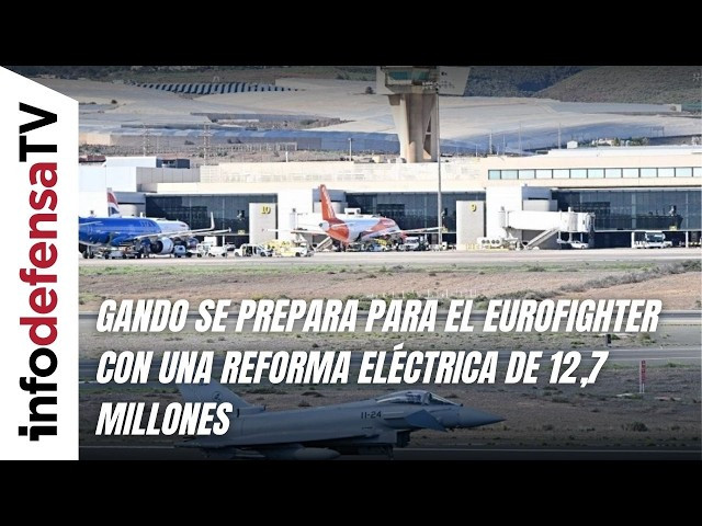 Gando se prepara para el Eurofighter con una reforma eléctrica de 12,7 millones