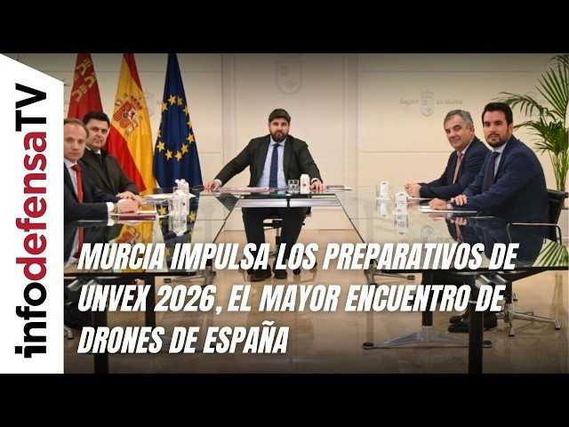Murcia impulsa los preparativos de Unvex 2026, el mayor encuentro de drones de España