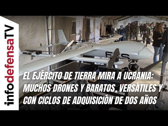 El Ejército de Tierra mira a Ucrania: drones baratos, versátiles y compras en ciclos de dos años
