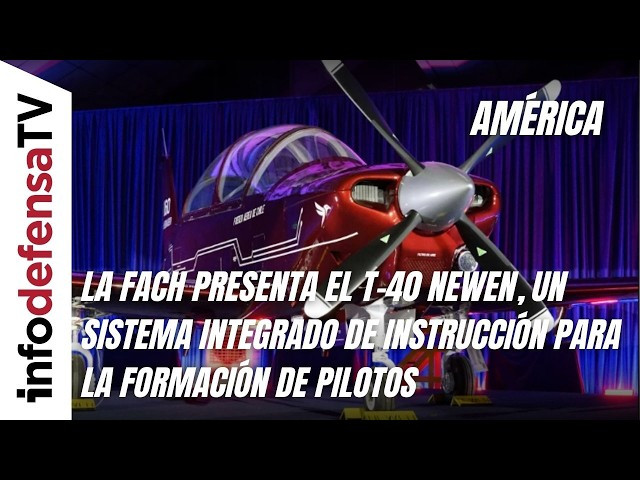 La FACh presenta el T-40 Newen, un sistema integrado de instrucción para la formación de pilotos