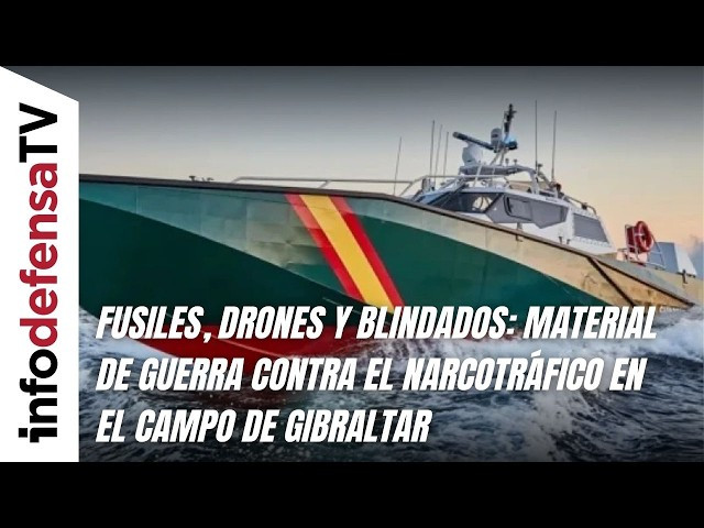 Fusiles, drones y blindados: material de guerra contra el narcotráfico en el Campo de Gibraltar