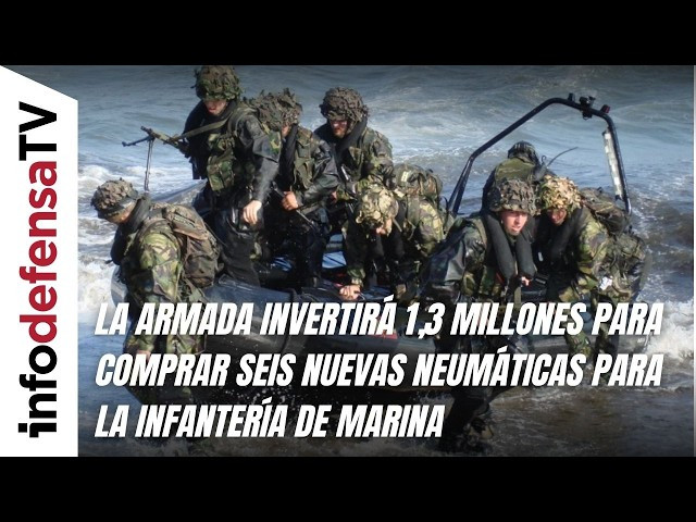 La Armada invertirá 1,3 millones en seis nuevas neumáticas para la Infantería de Marina